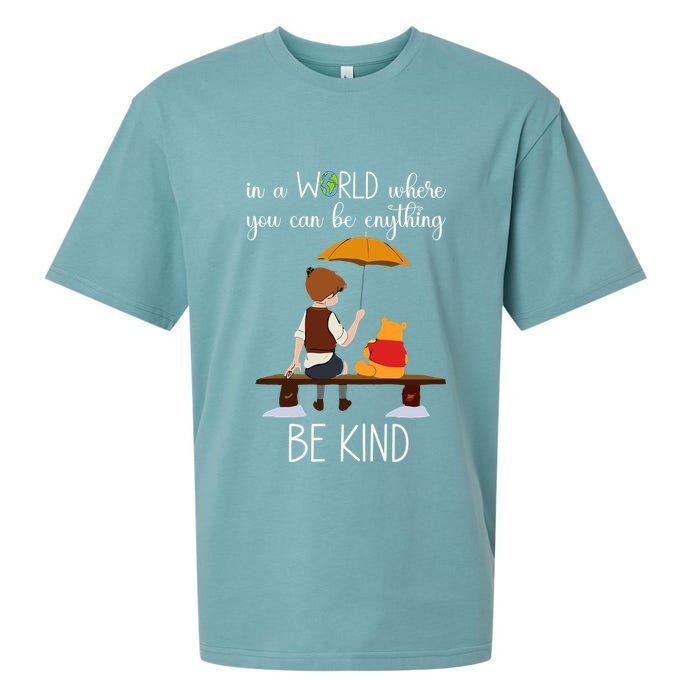 In A World Where You Can Be Anything Sueded Cloud Jersey T-Shirt