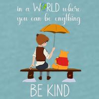 In A World Where You Can Be Anything Sueded Cloud Jersey T-Shirt