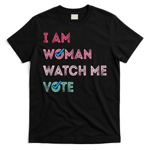 I Am Woman Watch Me Vote 2024 T-Shirt