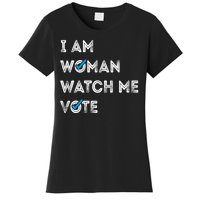 I Am Woman Watch Me Vote 2024 Women's T-Shirt