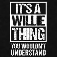 ItS A Willie Thing You WouldnT Understand First Name Ladies PosiCharge Tri-Blend Wicking Tank