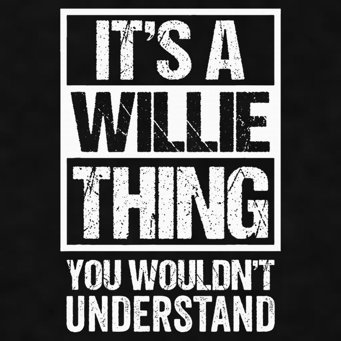 ItS A Willie Thing You WouldnT Understand First Name Ladies PosiCharge Tri-Blend Wicking Tank