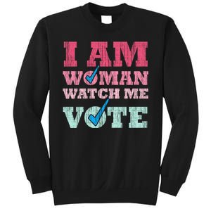 I Am Woman Watch Me Vote 2024 Sweatshirt