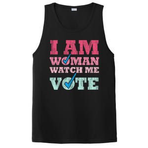 I Am Woman Watch Me Vote 2024 PosiCharge Competitor Tank