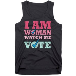 I Am Woman Watch Me Vote 2024 Tank Top