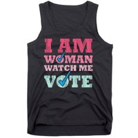 I Am Woman Watch Me Vote 2024 Tank Top