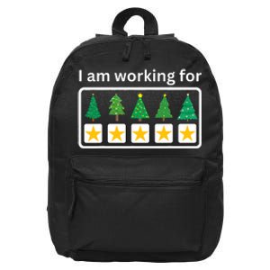 I Am Working For Christmas Break 5 Stars Xmas 16 in Basic Backpack