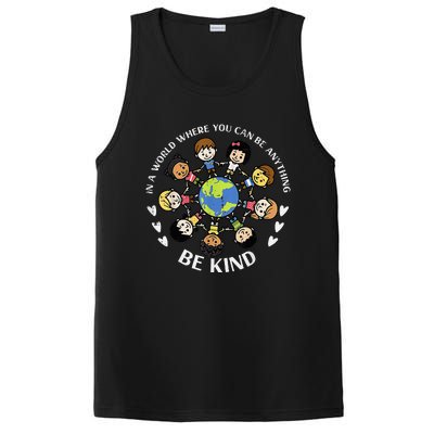 In A World Be Kind Earth Anti Bullying Unity Day Orange PosiCharge Competitor Tank