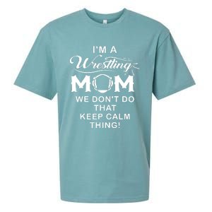 Im A Wrestling Mom Best Funny Wrestling Mom Sueded Cloud Jersey T-Shirt