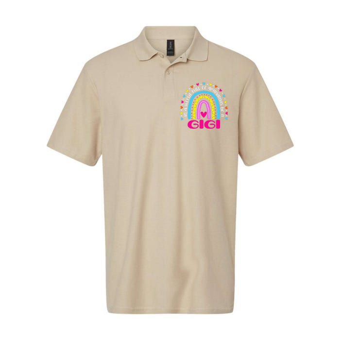 In A World Full Of Grandmas Be A Gigi Happy Mother's Day Softstyle Adult Sport Polo