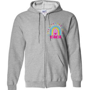 In A World Full Of Grandmas Be A Gigi Happy Mother's Day Full Zip Hoodie