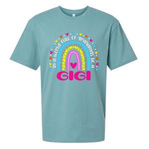 In A World Full Of Grandmas Be A Gigi Happy Mother's Day Sueded Cloud Jersey T-Shirt