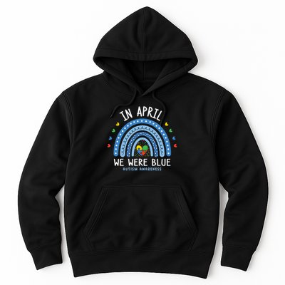 In April We Wear Blue Autism Awareness Hoodie