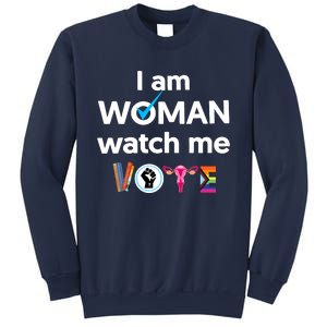 I Am Woman Watch Me Vote Sweatshirt