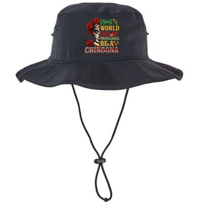In A World Full Of Princesses Be A Chingona Mexican Women Bucket Hat
