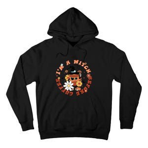 Im A Witch Before Coffee Halloween Skull Skeleton Pumpkin Gift Tall Hoodie