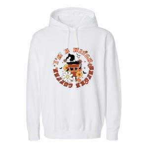 Im A Witch Before Coffee Halloween Skull Skeleton Pumpkin Gift Garment-Dyed Fleece Hoodie