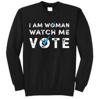 I Am Woman Watch Me Vote Vintage Sweatshirt