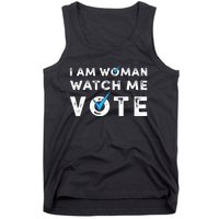 I Am Woman Watch Me Vote Vintage Tank Top