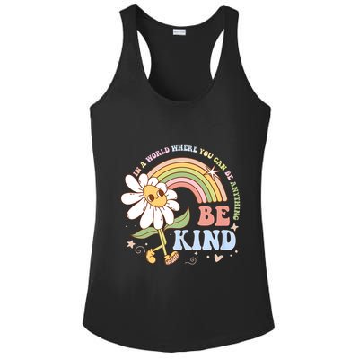 In A World Where You Can Be Anything Be Kind Kindness Ladies PosiCharge Competitor Racerback Tank