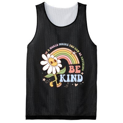 In A World Where You Can Be Anything Be Kind Kindness Mesh Reversible Basketball Jersey Tank