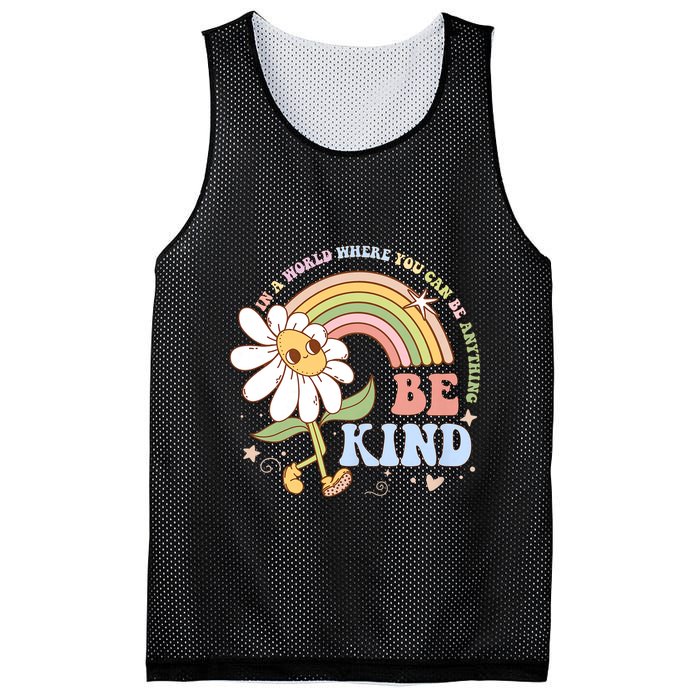 In A World Where You Can Be Anything Be Kind Kindness Mesh Reversible Basketball Jersey Tank