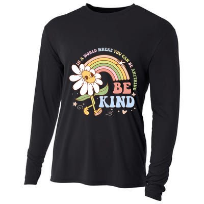 In A World Where You Can Be Anything Be Kind Kindness Cooling Performance Long Sleeve Crew