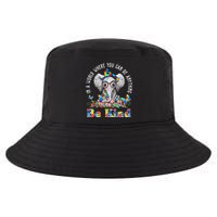 In A World Where You Can Be Anything Be Kind Autism Elephant Cool Comfort Performance Bucket Hat