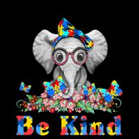 In A World Where You Can Be Anything Be Kind Autism Elephant Mug