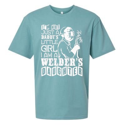 I'm A Welder's Daughte Welder Dad Sueded Cloud Jersey T-Shirt