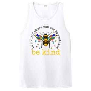 In A World Where You Can Be Anything Be Kind Bee Autism Gift PosiCharge Competitor Tank