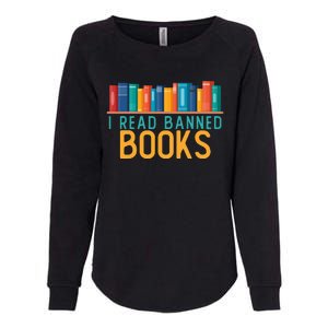 I Am With The Banned Books Funny I Read Banned Books Womens California Wash Sweatshirt