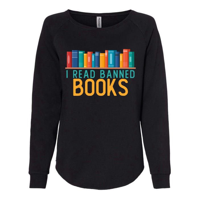 I Am With The Banned Books Funny I Read Banned Books Womens California Wash Sweatshirt