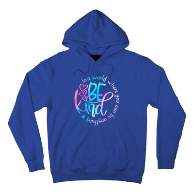 In A World Where You Can Be Anything Be Kind Kindness Gift Hoodie