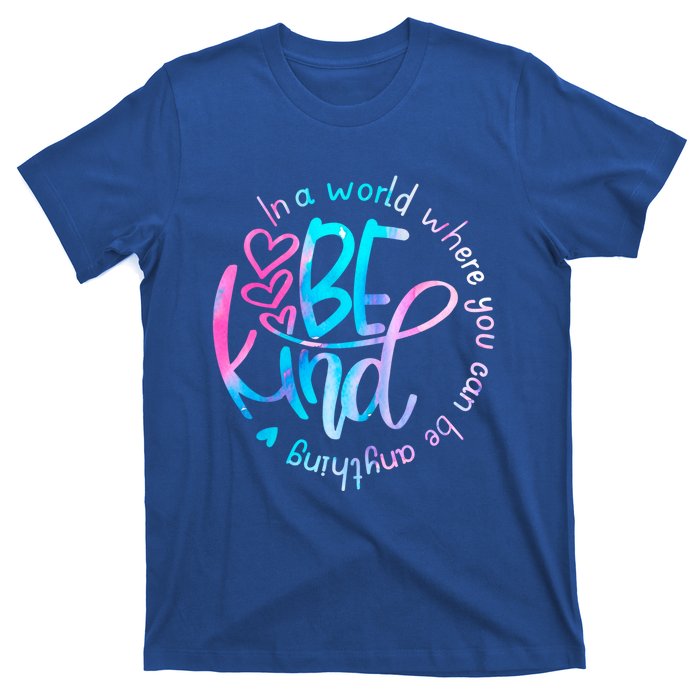 In A World Where You Can Be Anything Be Kind Kindness Gift T-Shirt