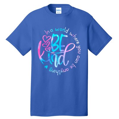 In A World Where You Can Be Anything Be Kind Kindness Gift Tall T-Shirt