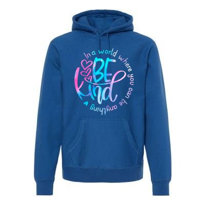 In A World Where You Can Be Anything Be Kind Kindness Gift Premium Hoodie