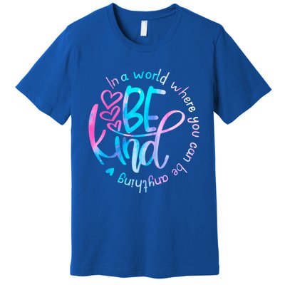 In A World Where You Can Be Anything Be Kind Kindness Gift Premium T-Shirt