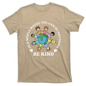 In A World Be Kind Earth Anti Bullying Unity Day Orange T-Shirt