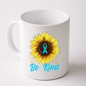 In A World Where You Can Be Anything Be Kind Sunflowers Funny Gift Coffee Mug