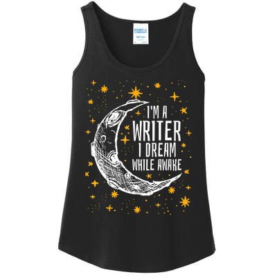 I'm A Writer I Dream While Awake Writer Author Cute Gift Ladies Essential Tank