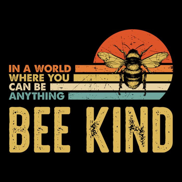 In A World Where You Can Be Anything Be Kind Vintage Bee Gift Backpack