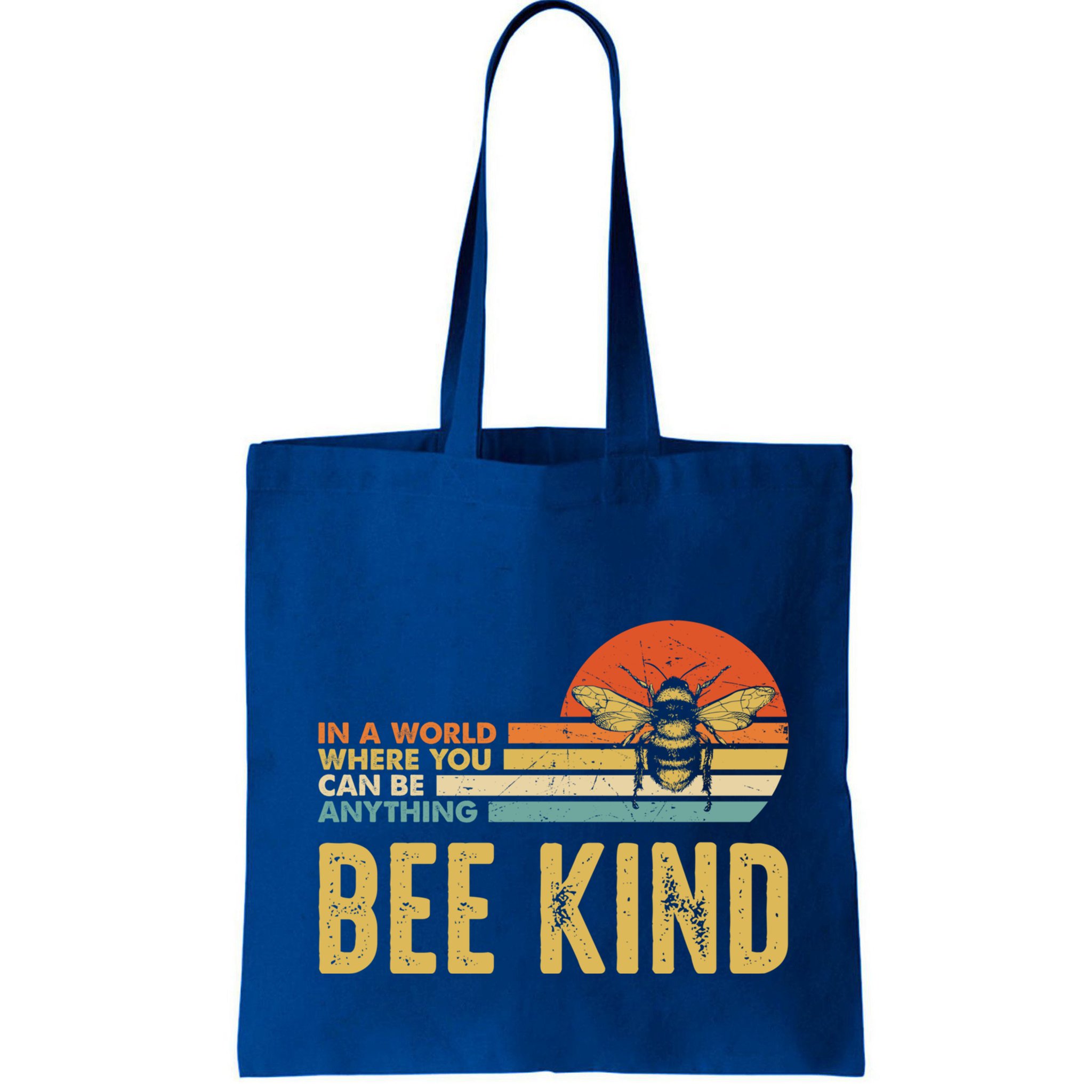 In A World Where You Can Be Anything Be Kind Vintage Bee Gift Bag