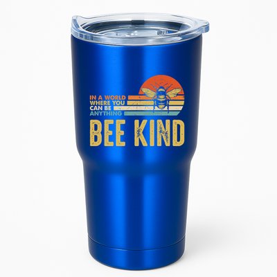 In A World Where You Can Be Anything Be Kind Vintage Bee Gift Tumbler