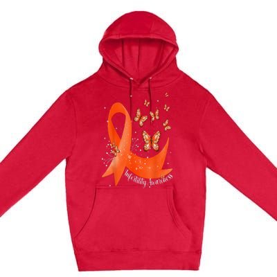 In April We Wear Orange Infertility Awareness Month Premium Pullover Hoodie