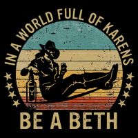 In A World Full Of Karens Be A Beth 7-Panel Snapback Hat