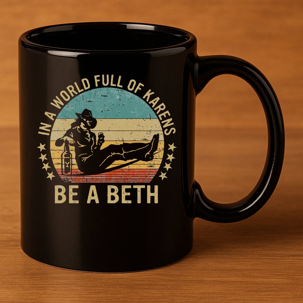 In A World Full Of Karens Be A Beth 11oz C Handle Ceramic Mug