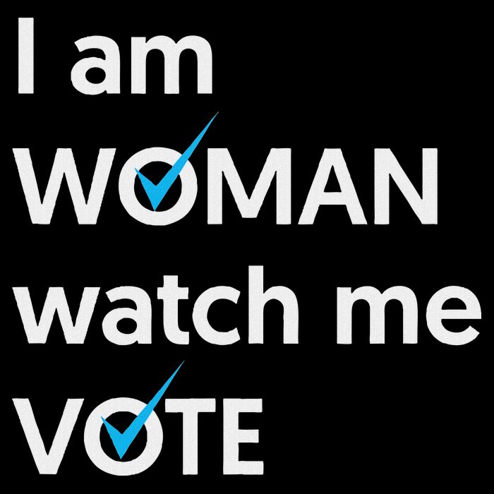 I Am Woman Watch Me Vote 2024 Blue Wave Vote Impact Tech Backpack