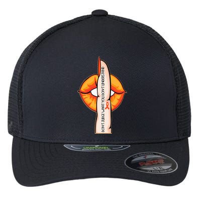 In April We Wear Orange Infertility Awareness Flexfit Unipanel Trucker Cap