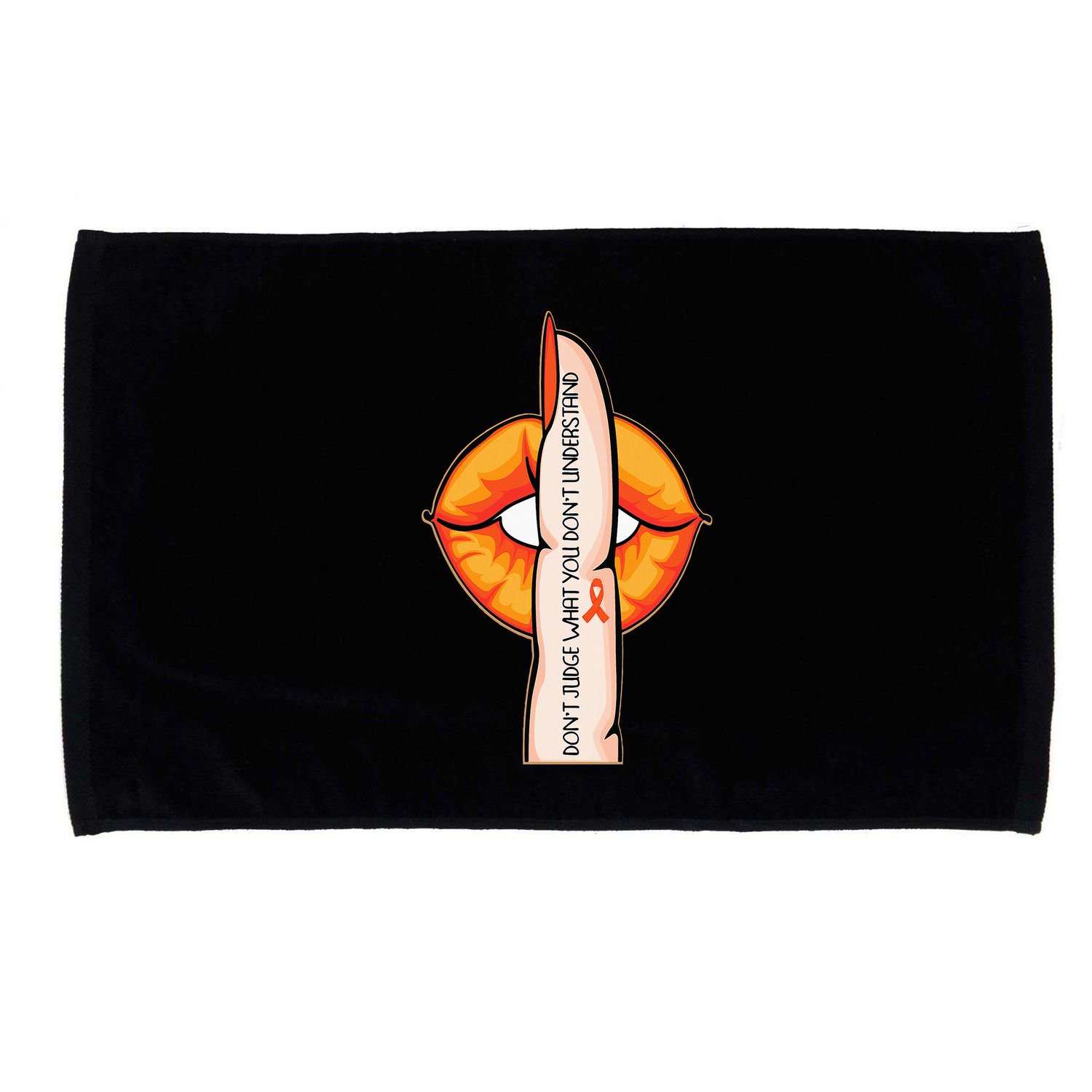 In April We Wear Orange Infertility Awareness Microfiber Hand Towel